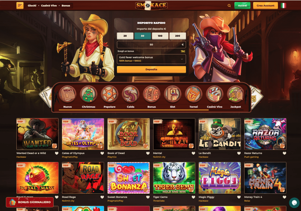 Nuovi Casino Online Smokace