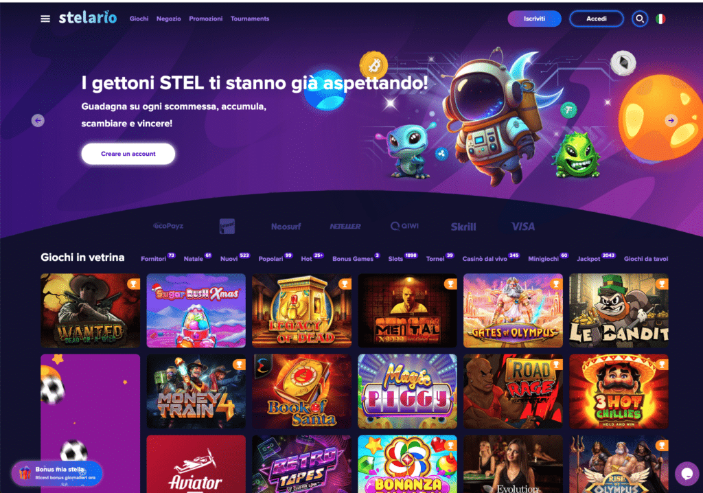 Stelario Casino Online Inglesi